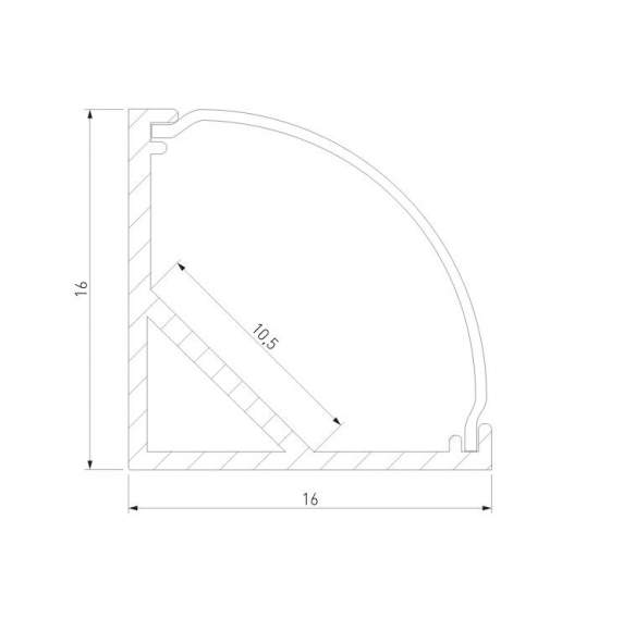 2м. Угловой алюминиевый профиль для светодиодной ленты Elektrostandard LL-2-ALP008 (a053628) 2м. Угловой алюминиевый профиль для светодиодной ленты Elektrostandard LL-2-ALP008 (a053628)