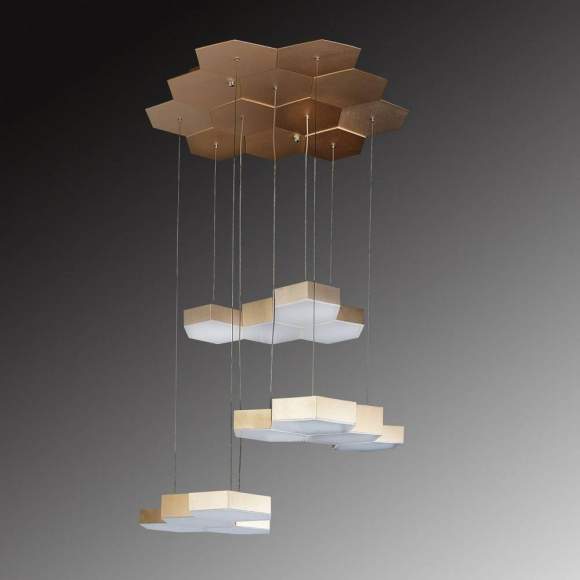 750223 Подвесная люстра Light Star Favo Satin Gold 750223 Подвесная люстра Light Star Favo Satin Gold