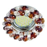 Встраиваемый светильник Fametto Fiore DLS-F130 GU5.3 Chrome/Brown UL-00003238