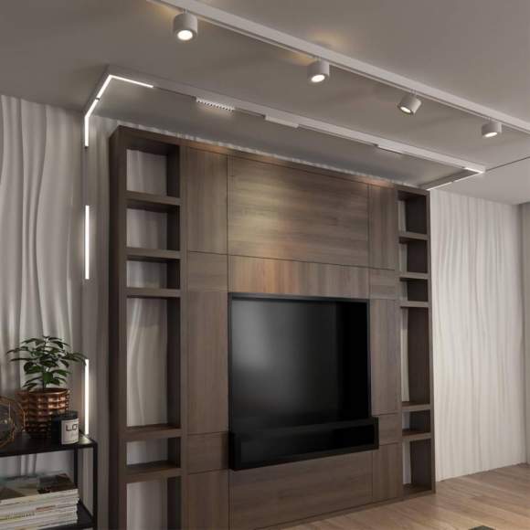 Трековый светильник 24W 3000-6500К для магнитного шинопровода Flum Novotech 358912 Трековый светильник 24W 3000-6500К для магнитного шинопровода Flum Novotech 358912