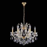 Hollywood SP6 Gold Подвесная люстра Crystal Lux