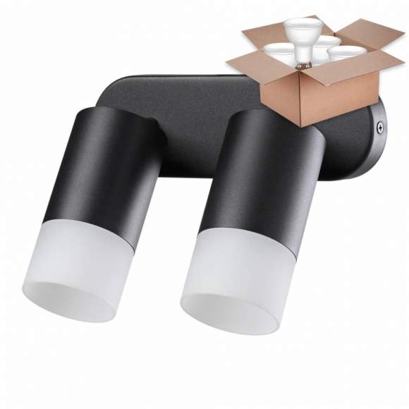 Спот с лампочками Novotech Flax 370737+Lamps Gu10