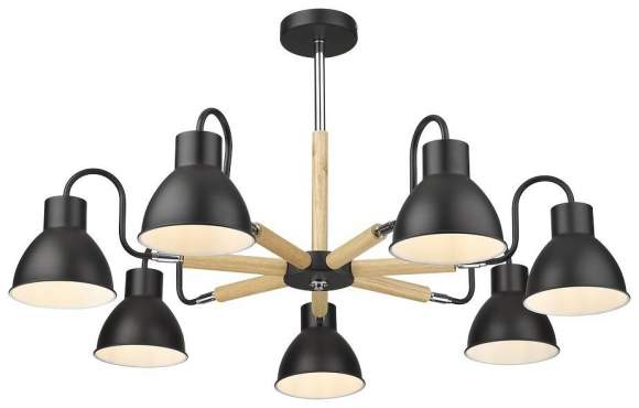 Люстра на штанге с лампочками Velante 230-023-07+Lamps E27 P45