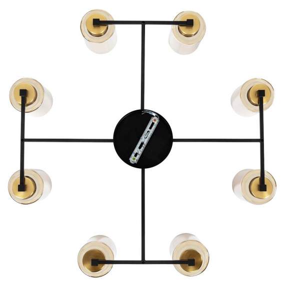 Потолочная люстра Arte Lamp Leo A7027PL-8BK Потолочная люстра Arte Lamp Leo A7027PL-8BK