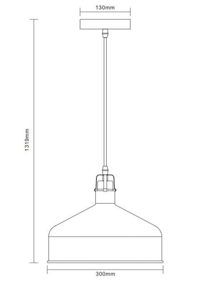PL-425L  С71 Светильник подвесной Camelion 13031