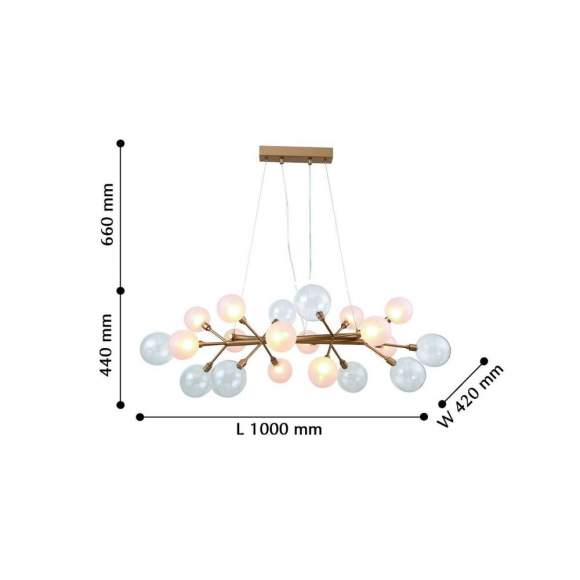 2515-12P Подвесная люстра Favourite Babylon