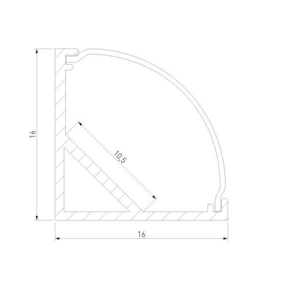 2м. Угловой алюминиевый профиль для светодиодной ленты Elektrostandard LL-2-ALP008 (a053626) 2м. Угловой алюминиевый профиль для светодиодной ленты Elektrostandard LL-2-ALP008 (a053626)