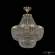Люстра на штанге Bohemia Ivele Crystal 19091/H1/45IV G