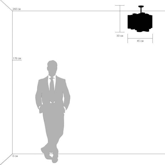 Потолочная люстра Lightstar Nubi 802030 Потолочная люстра Lightstar Nubi 802030