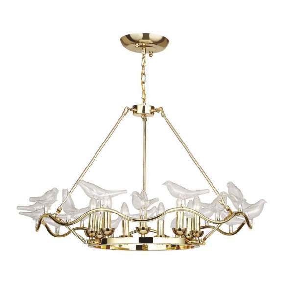 Подвесная люстра Favourite Pajaritos с поддержкой Алиса 1750-9P-A Подвесная люстра Favourite Pajaritos с поддержкой Алиса 1750-9P-A