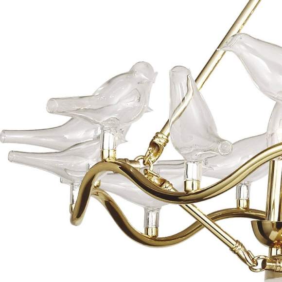 Подвесная люстра Favourite Pajaritos с поддержкой Алиса 1750-9P-A Подвесная люстра Favourite Pajaritos с поддержкой Алиса 1750-9P-A