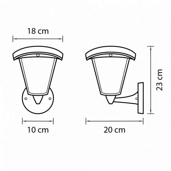 375670 (HL-6021) Уличный светодиодный настенный светильник Lightstar Lampione