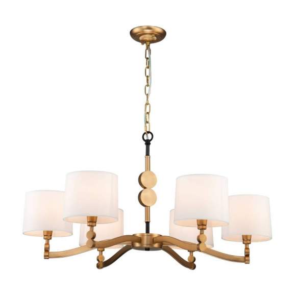 Подвесная люстра с лампочками Favourite Roshe 2624-6P+Lamps E14 Свеча Подвесная люстра с лампочками Favourite Roshe 2624-6P+Lamps E14 Свеча