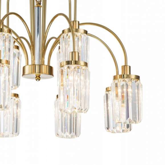 Подвесная люстра с лампочками Favourite Duke 2969-12P+Lamps E14 Свеча Подвесная люстра с лампочками Favourite Duke 2969-12P+Lamps E14 Свеча