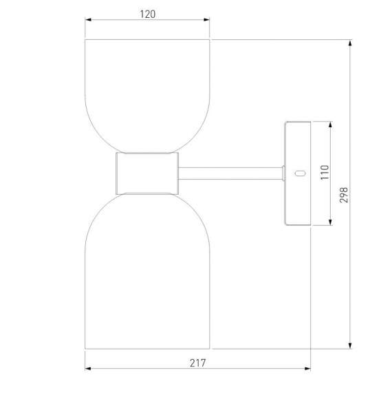 Бра Tandem Eurosvet 60118/2 латунь (a052291) Бра Tandem Eurosvet 60118/2 латунь (a052291)