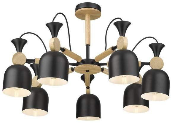 Люстра на штанге с лампочками Velante 225-023-07+Lamps E27 P45