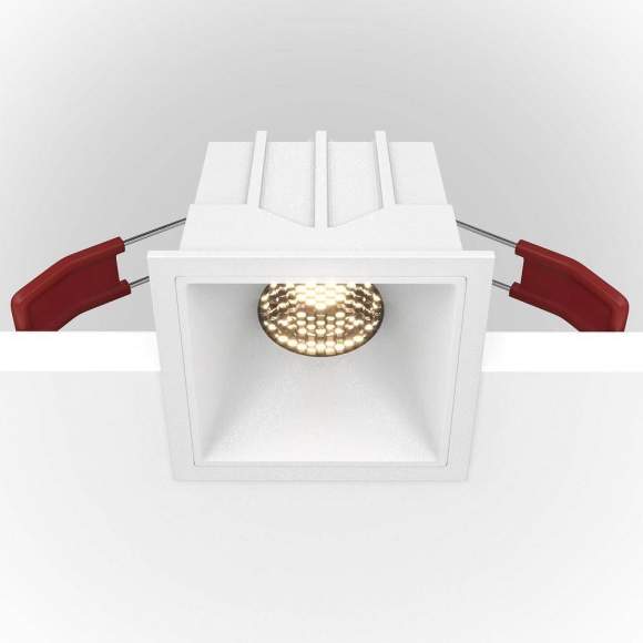 Встраиваемый светильник Maytoni Alfa LED DL043-01-10W3K-SQ-W Встраиваемый светильник Maytoni Alfa LED DL043-01-10W3K-SQ-W