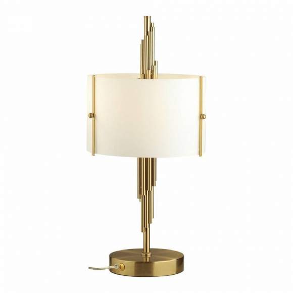 Настольная лампа Odeon Margaret с лампочками 5415/2T+Lamps E27 Свеча