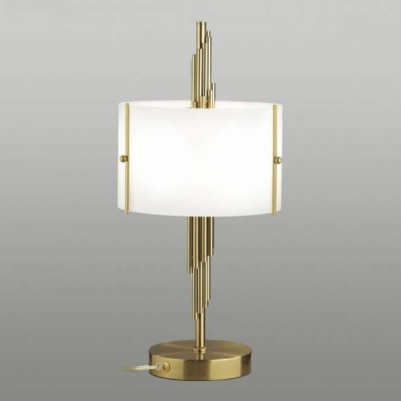 Настольная лампа Odeon Margaret с лампочками 5415/2T+Lamps E27 Свеча