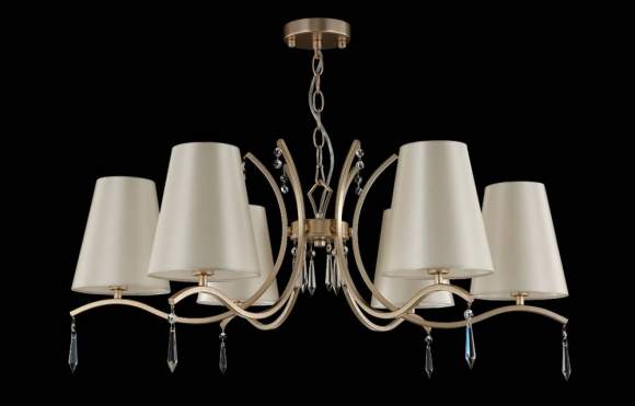 Подвесная люстра Crystal Lux RENATA RENATA SP6 GOLD