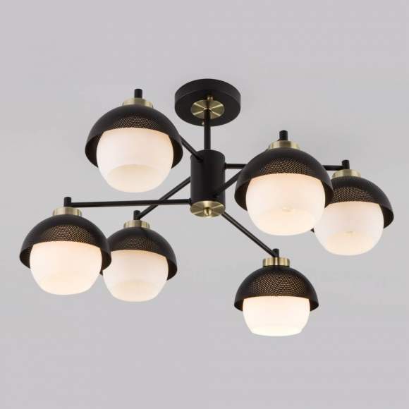 Потолочная люстра Евросвет Nocciola 70106/6 черный a044934