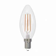 Филаментная светодиодная лампа E14 9W 4000K (белый) Sky Uniel  LED-C35-9W-4000K-E14-CL PLS02WH (UL-00005161)