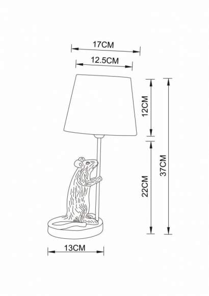 Светильник настольный Arte lamp Gustav A4420LT-1GO Светильник настольный Arte lamp Gustav A4420LT-1GO