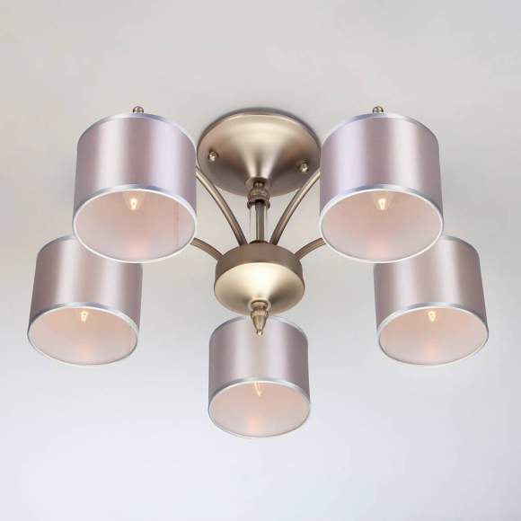 60080/5 сатин-никель Потолочная люстра ЕВРОСВЕТ Adagio 60080/5 сатин-никель Потолочная люстра ЕВРОСВЕТ Adagio