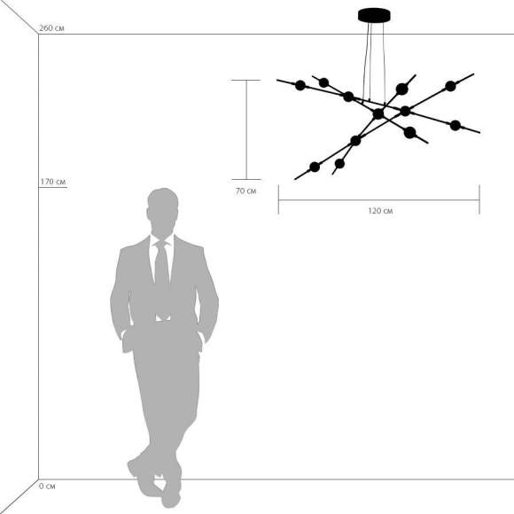 Подвесной светильник Bergamo Lightstar 745247 Подвесной светильник Bergamo Lightstar 745247