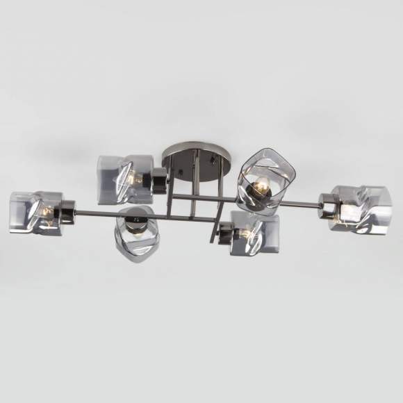 Потолочная люстра Евросвет Hilari 30165/6 черный жемчуг a047332 Потолочная люстра Евросвет Hilari 30165/6 черный жемчуг a047332