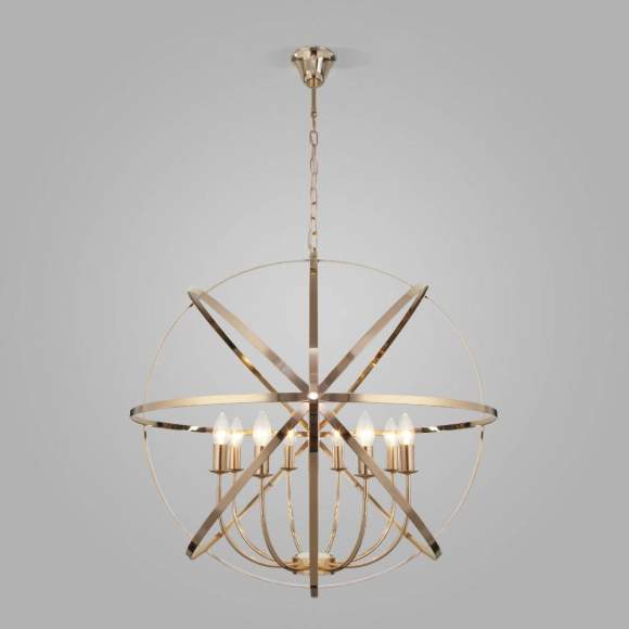 Подвесная люстра Eurosvet Santi 60139/8 золото