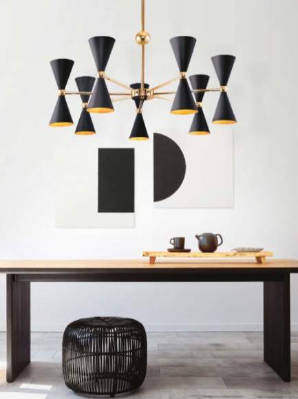 Люстра на штанге Maytoni Vesper MOD108PL-18GB