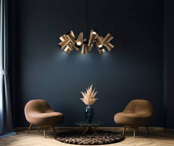 Люстра на штанге Maytoni Giro MOD095PL-14BS Люстра на штанге Maytoni Giro MOD095PL-14BS