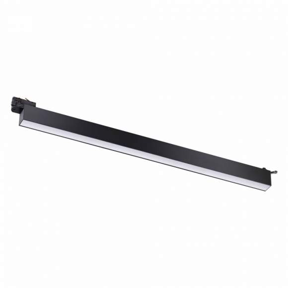 Трехфазный LED светильник 40W 4000К для трека Iter Novotech 358841 Трехфазный LED светильник 40W 4000К для трека Iter Novotech 358841