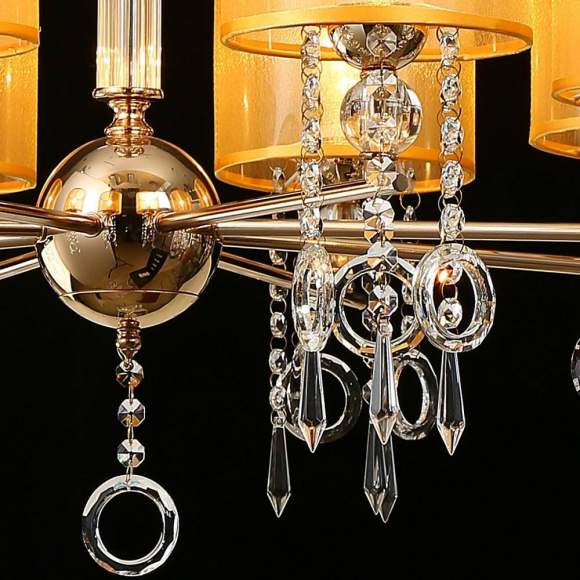 Подвесная люстра Illumico IL6219-8P-27 GD (1424455) Подвесная люстра Illumico IL6219-8P-27 GD (1424455)