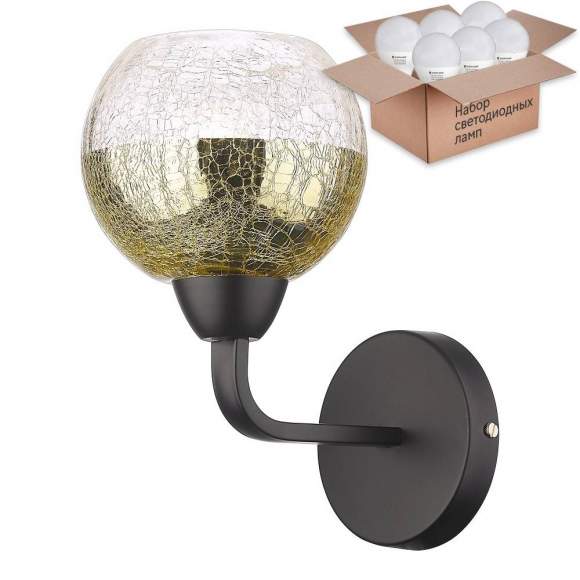 Бра с лампочкой Velante 238-021-01+Lamps E27 P45