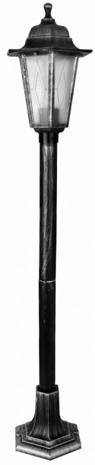 Светильник садово-парковый Camelion  PP6101 C42 НТУ 06-60-002 У1 ''Оскар 3'' черный+серебро 13856
