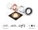 Корпус светильника встраиваемый поворотный для насадок D70mm Ambrella light Diy Spot C7653