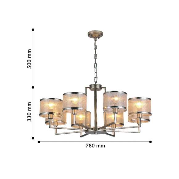 Подвесная люстра F-Promo Bonbon с лампочками 2487-8P+Lamps E14 P45 Подвесная люстра F-Promo Bonbon с лампочками 2487-8P+Lamps E14 P45