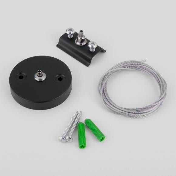 Комплект подвесной для однофазного трека 2м. Elektrostandard TRF-1-200-BK (a046952) Комплект подвесной для однофазного трека 2м. Elektrostandard TRF-1-200-BK (a046952)
