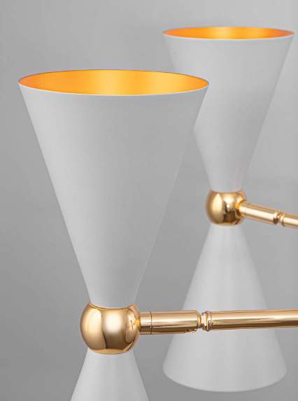 Люстра на штанге Maytoni Vesper MOD108PL-18WG Люстра на штанге Maytoni Vesper MOD108PL-18WG