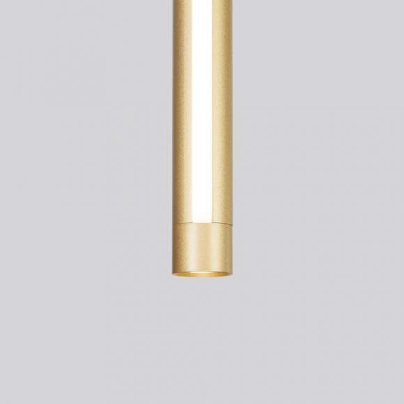 Подвесной светодиодный светильник Евросвет Strong 50189/1 LED матовое золото (a048077) Подвесной светодиодный светильник Евросвет Strong 50189/1 LED матовое золото (a048077)