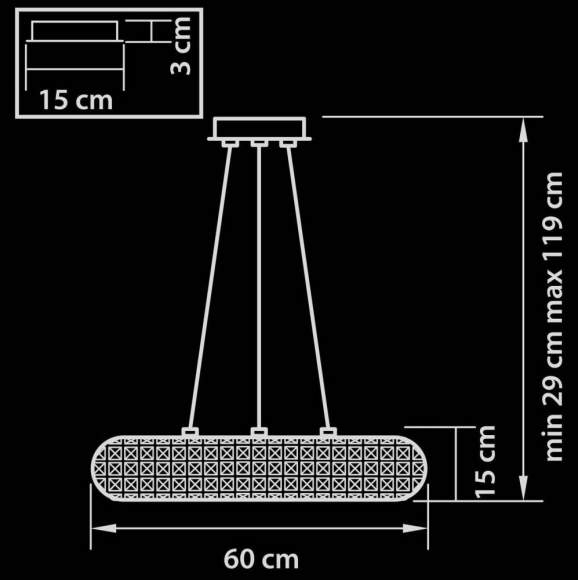 741104 Подвесная люстра LightStar Onda