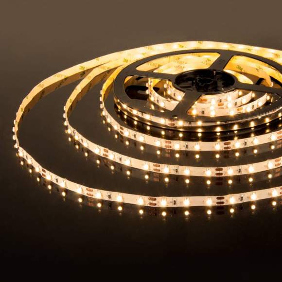 5м. Светодиодная лента теплого цвета 3300К 2835, 9,6W, 24V, 120LED/m, IP65 Elektrostandard (a052962)