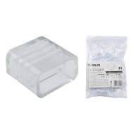 Заглушка для светодиодной ленты 3528-2835 (10973) Volpe UCW-Q220 K10 Clear 025 Polybag (UCW-Q220 K10 CLEAR 025 POLYBAG)