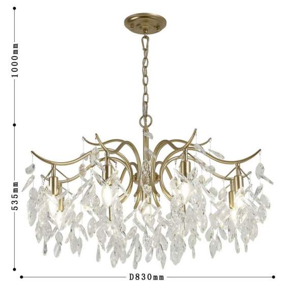 Подвесная люстра Favourite Brillo с поддержкой Алиса 3003-9P-A