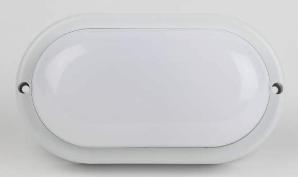 Cветильник светодиодный IP65 8Вт 760Лм 4000К ОВАЛ ЖКХ LED SPB-202-0-40K-008 ЭРА (40/960) Б0047617