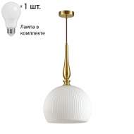 Подвесной светильник с лампочкой Odeon Light Runga 4765/1+Lamps А60