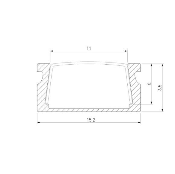 2м. Накладной алюминиевый профиль для светодиодной ленты Elektrostandard LL-2-ALP006 (a053620) 2м. Накладной алюминиевый профиль для светодиодной ленты Elektrostandard LL-2-ALP006 (a053620)