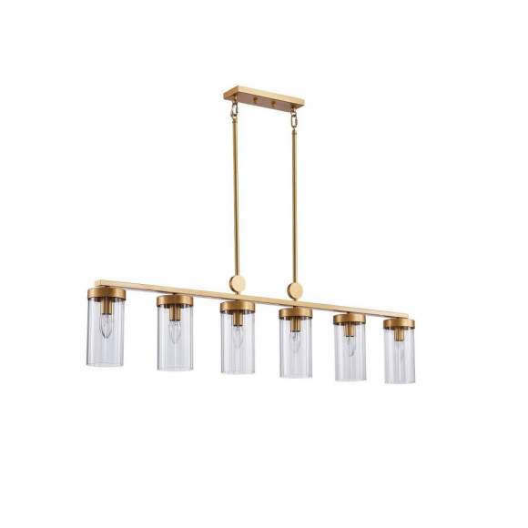 Подвесная люстра с лампочками Favourite Radiales 3099-6U+Lamps E14 Свеча Подвесная люстра с лампочками Favourite Radiales 3099-6U+Lamps E14 Свеча